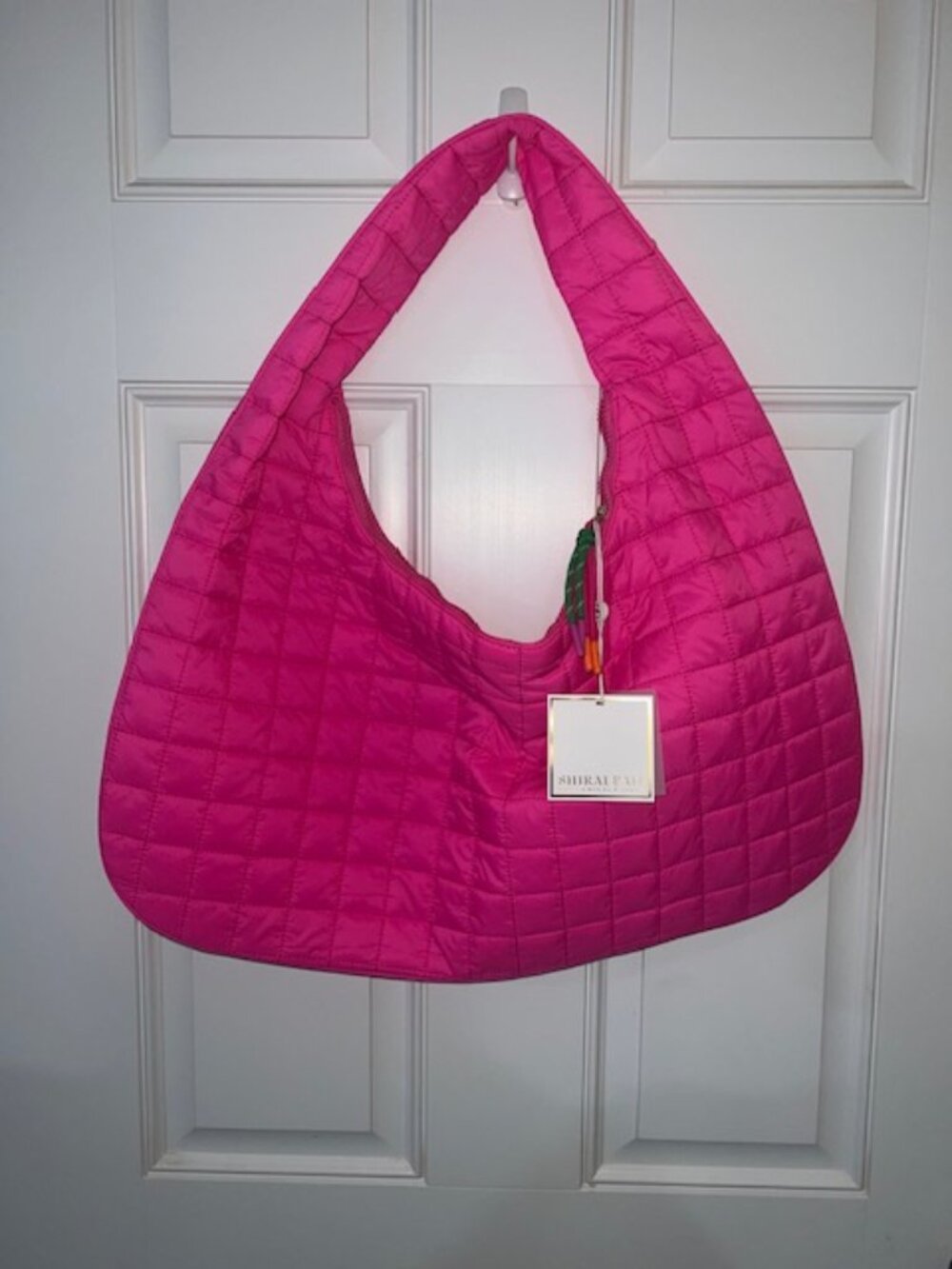 Hot Pink Nylon HoBo bag